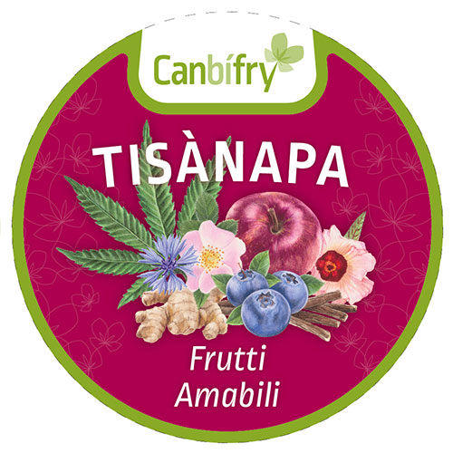 Fruits and flowers <br>
Label illustration for Canbifry <br>
Client: SALD S.A.S. <br>
Graphic Design: Paolo Piuri, SALD <br>