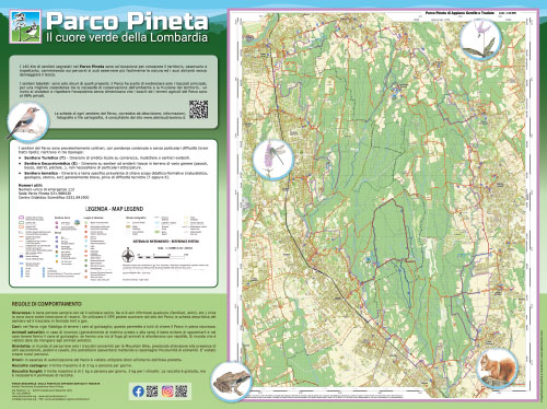 Pannello informativo <br>
Client: Parco Pineta di Appiano Gentile e Tradate <br>